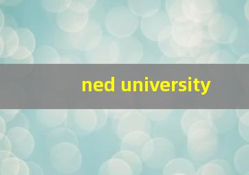 ned university